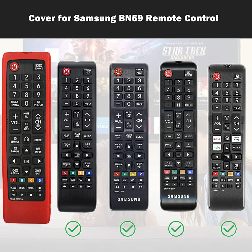 Silicone Remote Case - Skin-Friendly and Dust-Proof