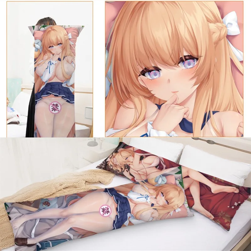 800px x 800px - Dakimakura Cover 180x60cm Nude Version for Adult Only Anime Game Pillow  Case Cartoon Otaku Bedding Hugging Body Pillowcase futon - AliExpress