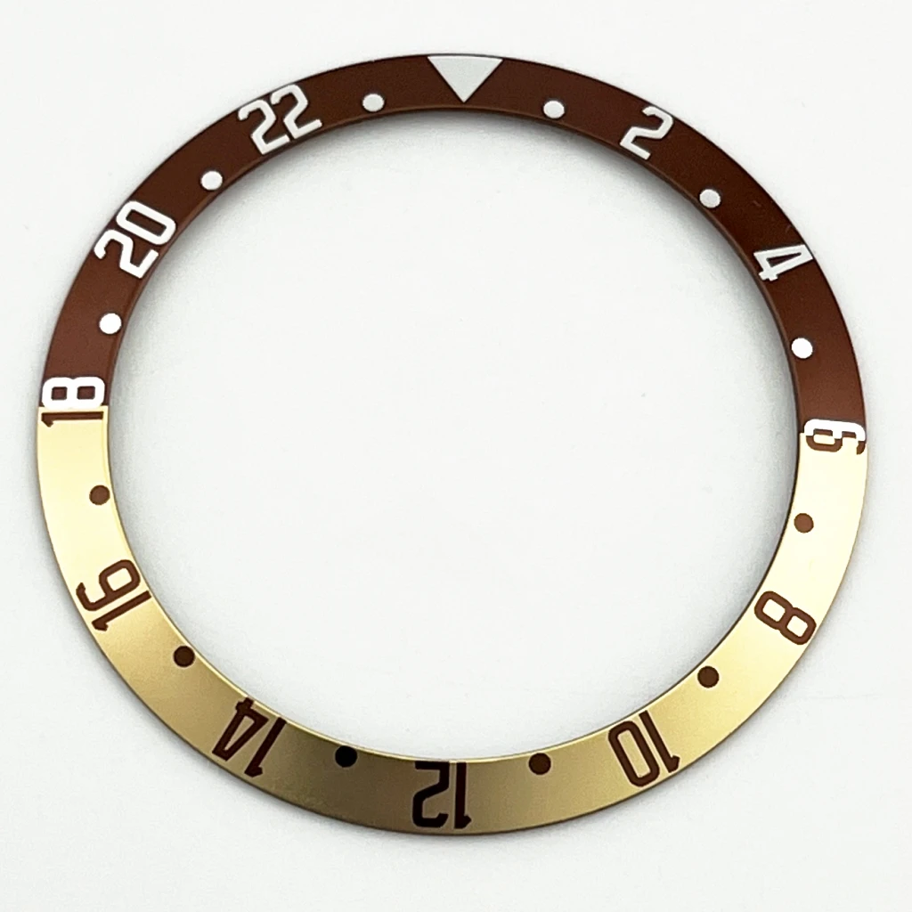 Premium High-Quality Aluminum Watch Bezel Insert – GMT Design, 39.5mm x 32.5mm