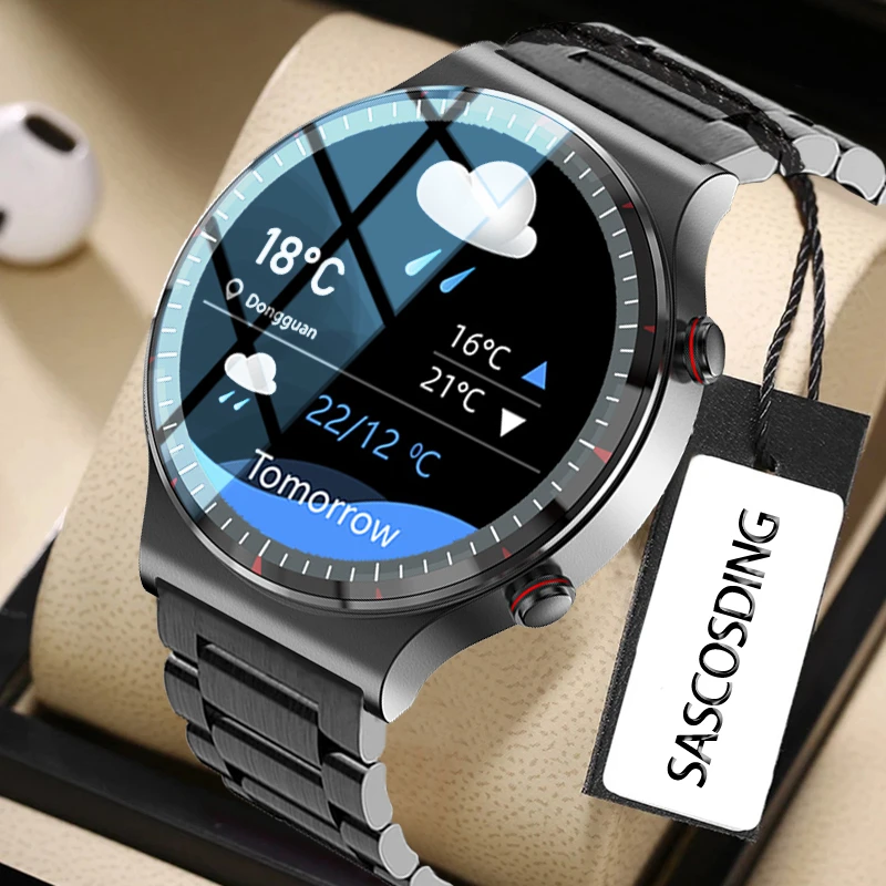 Nfc Men Smart Watch Ecg+ppg Heart Rate Monitoring Bluetooth Call Sport
