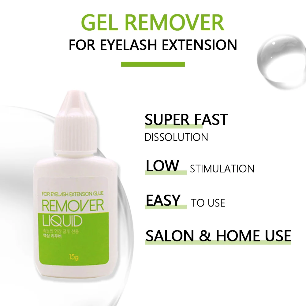 5/20/50/100pcs Liquid Remover for Eyelash Extensions Glue Original Korea False Lash Removal Liquid Beauty Health Makeup Tools 2
