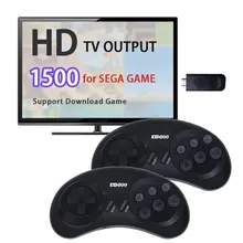 

Retro Game Console 16 Bit MD Genesis For Sega Genesis Built-in 1500 Classic Games Controller Gamepad Video Game Stick with TV HD