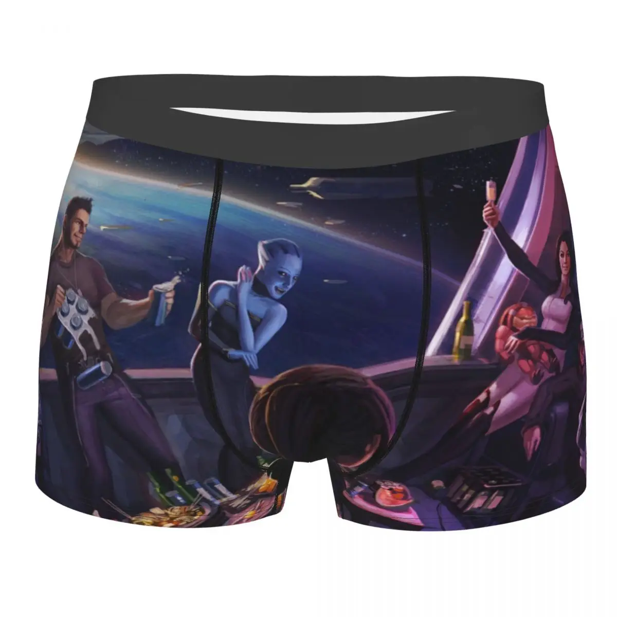 

Mass Effect Asari Game Have A Party Underpants Homme Panties Male Underwear Ventilate Shorts Boxer Briefs