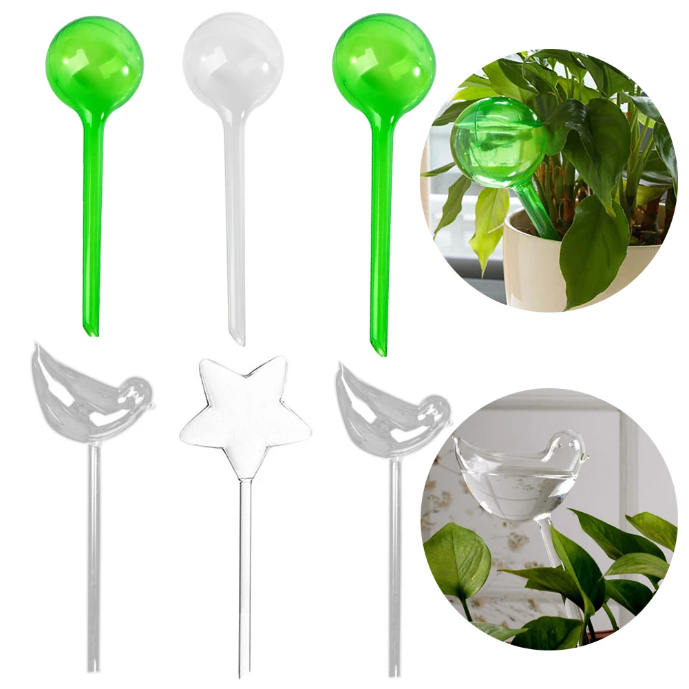 1PCS Water Can Automatic Drip Irrigation Imitation Glass Ball Water Dropper Houseplant Device Drip Irrigation System Plant Water