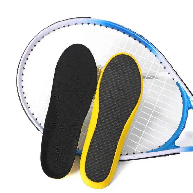 Enhanced Carbon Fiber Shock-Absorption Insoles for Outdoor Sports, High Elasticity, Full Palm Foot Protection
