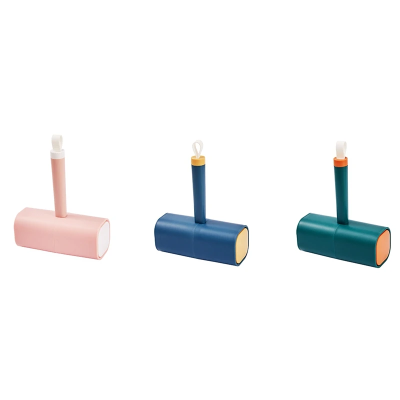 

Drum Type Brush Reusable Dust Hair Removal Bidirectional Brush Head Pet Hair Remover For Clothes