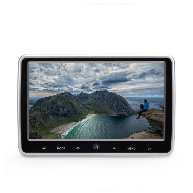 654435-87953a.jpg رقيقة جدا شاشة الكريستال السائل 10.1 بوصة سيارة مسند الرأس رصد AV لاعب مرآة ربط FHD1080P شاشة فيديو مع USB/SD الوسائط المتعددة
