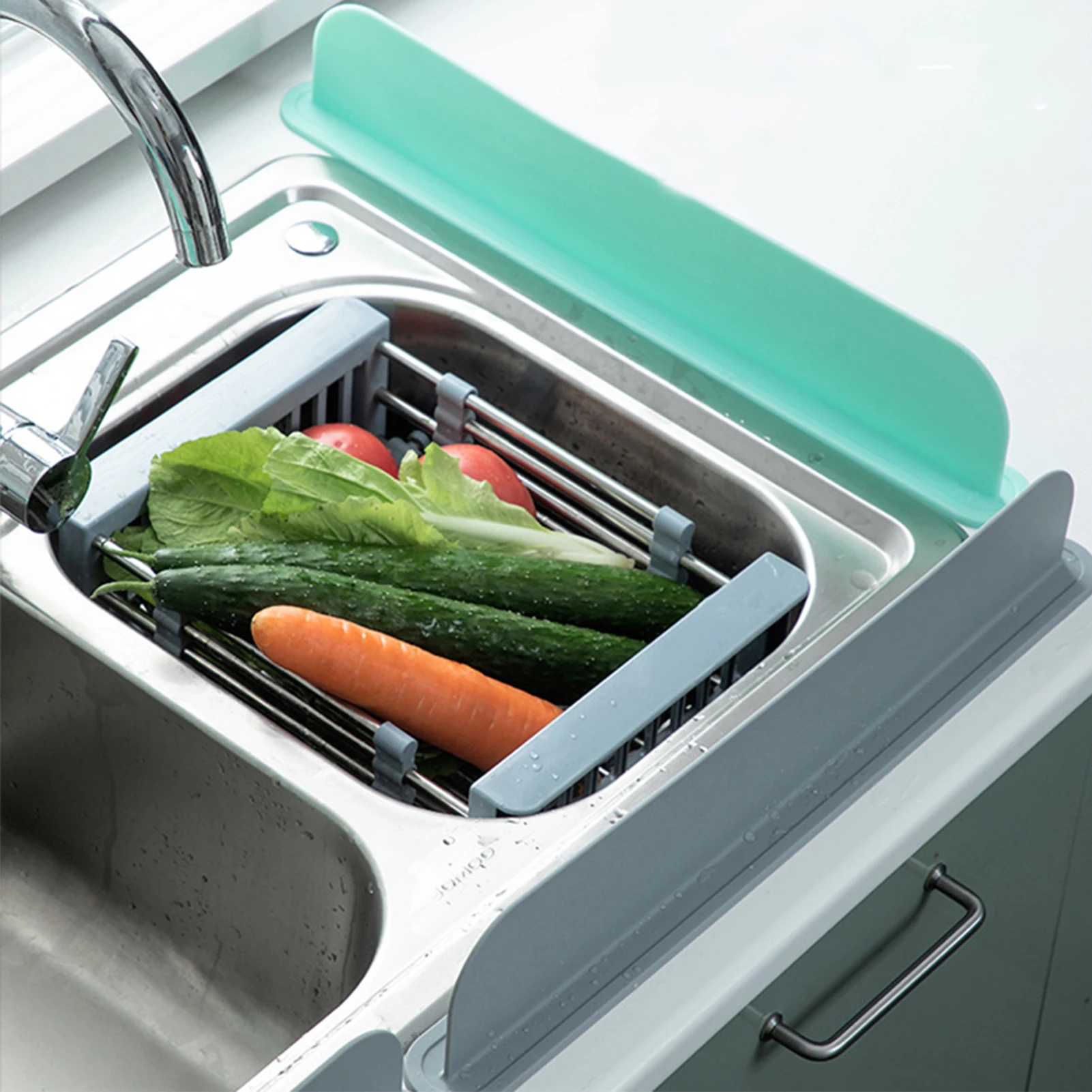 Kitchen Sink Water Barrier Easy Installation Island Sink Board Kitchen & Bath Fixtures