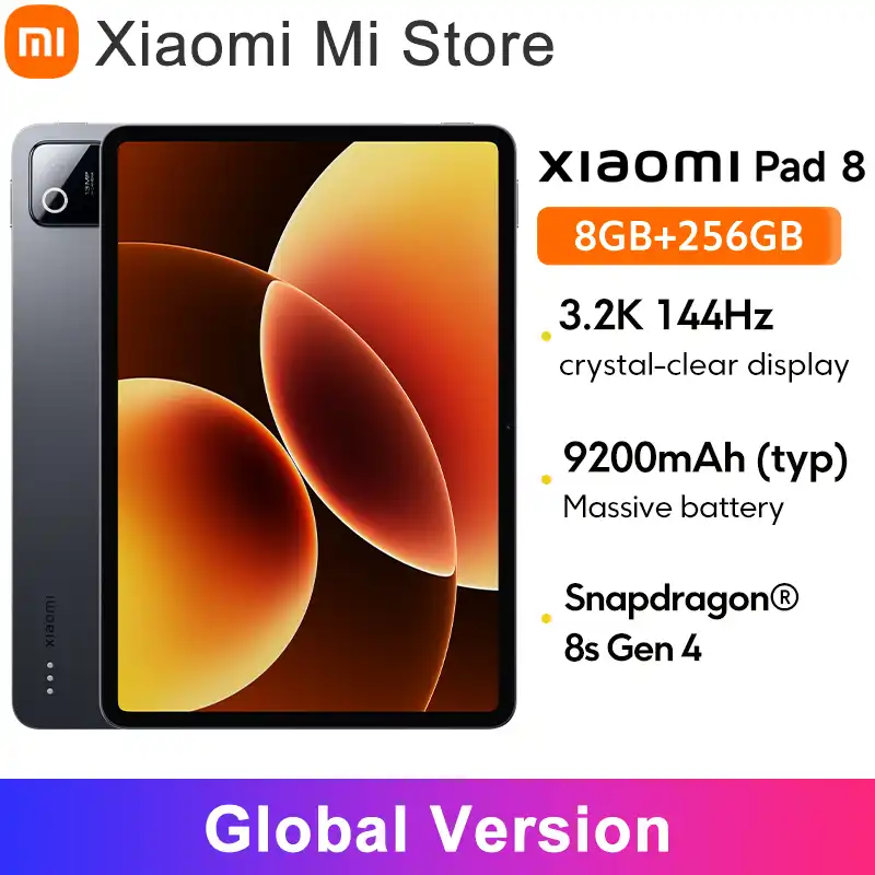 Xiaomi Pad 8 11.2-inch Global Version,Snapdragon®8s 4th Generation