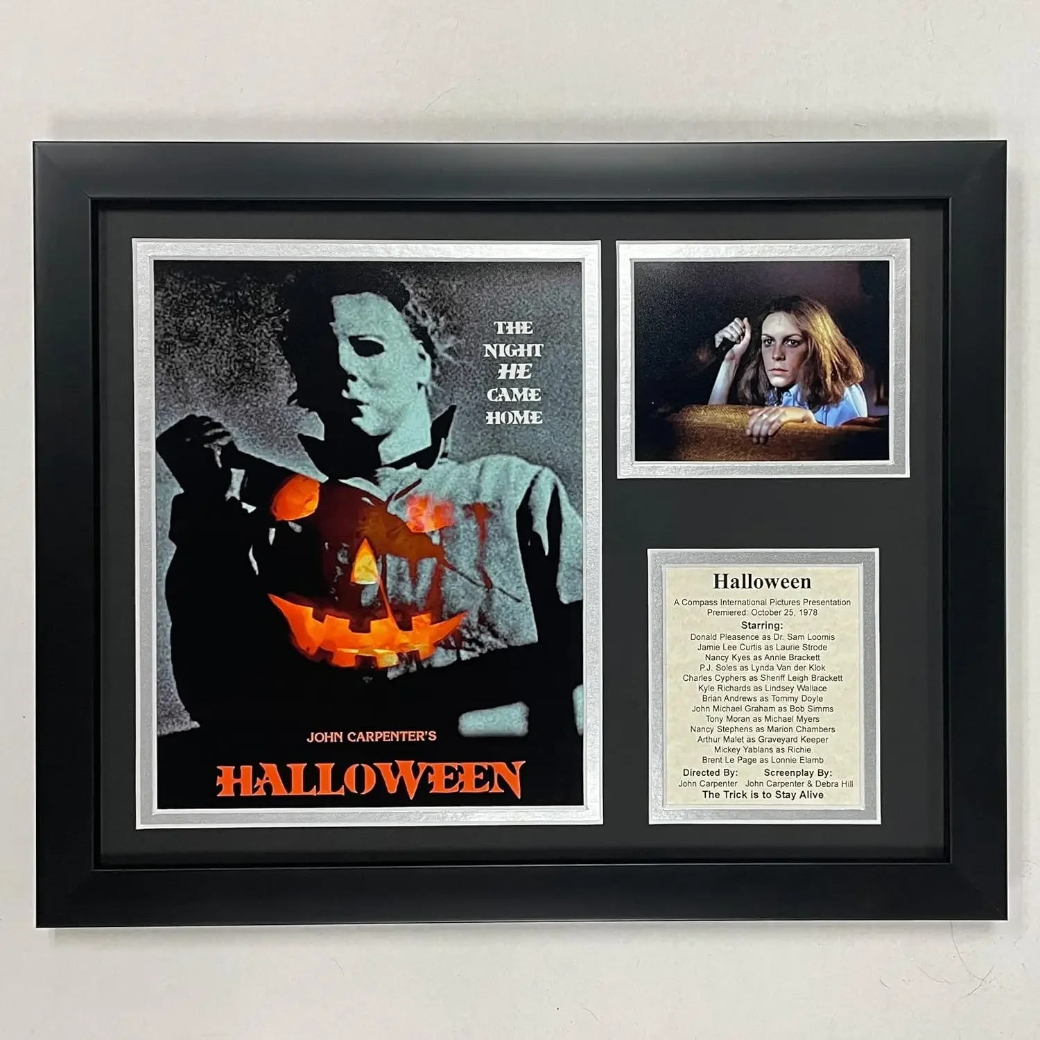 

Myers Halloween Classic Horror Movie Collectible | Framed Photo Collage Decor - 12"x15" Wall decororation Photo album Classeur