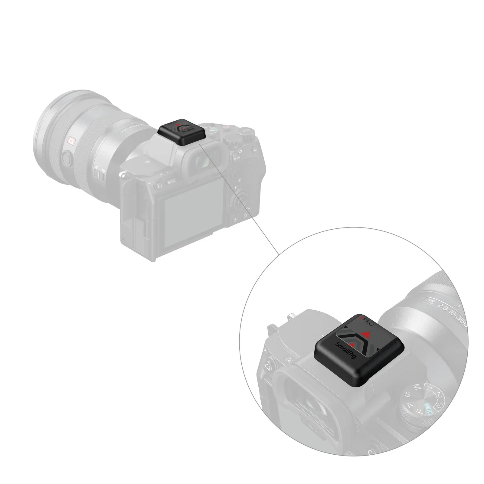  알파 1/1 II/9 III/7 IV/7 V/7R V/7S III/7R IV 카메라용 SmallRig 2PCS 핫슈 커버 실리콘 TPE 보호 캡 -5494/5495