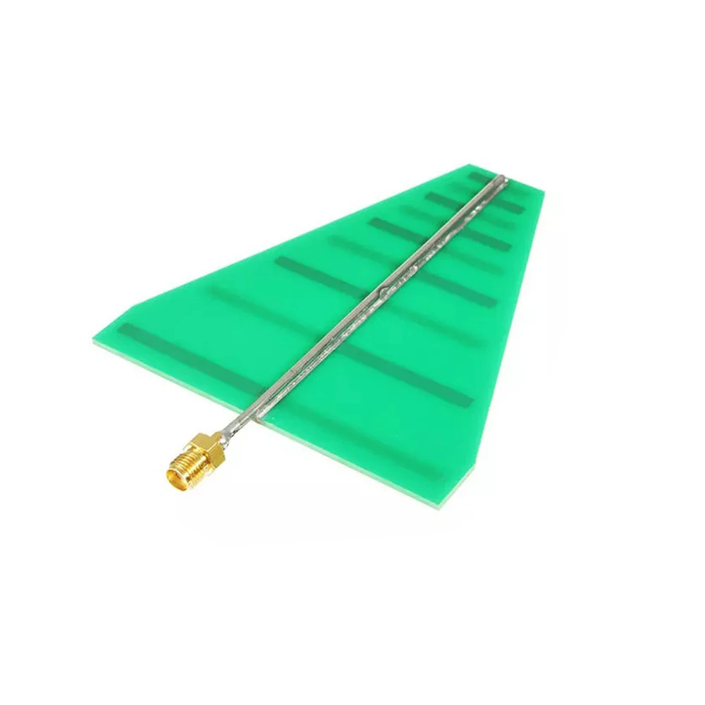 8X10cm UWB Ultra Wideband Antenna 1.35GHz-9.5GHz 5-6Db 15W SMA Female Adapter
