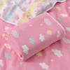 6 Layers Baby Blanket 100% Muslin Cotton Baby Swaddle Baby Warp Swaddle Infant Bedding Receiving Blankets Baby Bath 5 Sizes 2