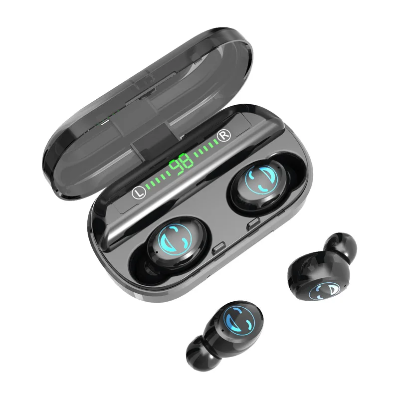 

Беспроводные мини-наушники с дисплеем и зарядным отсеком для TWS V10, Bluetooth-гарнитуры без задержки, сверхдлительный Срок службы батареи в режиме ожидания