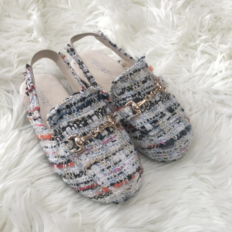 Summer Kids Shoes Children Outdoor Slides Baby Girls Blue Slippers Toddler Bling Brand Flats Princess Slides Slip On Shoes New 3