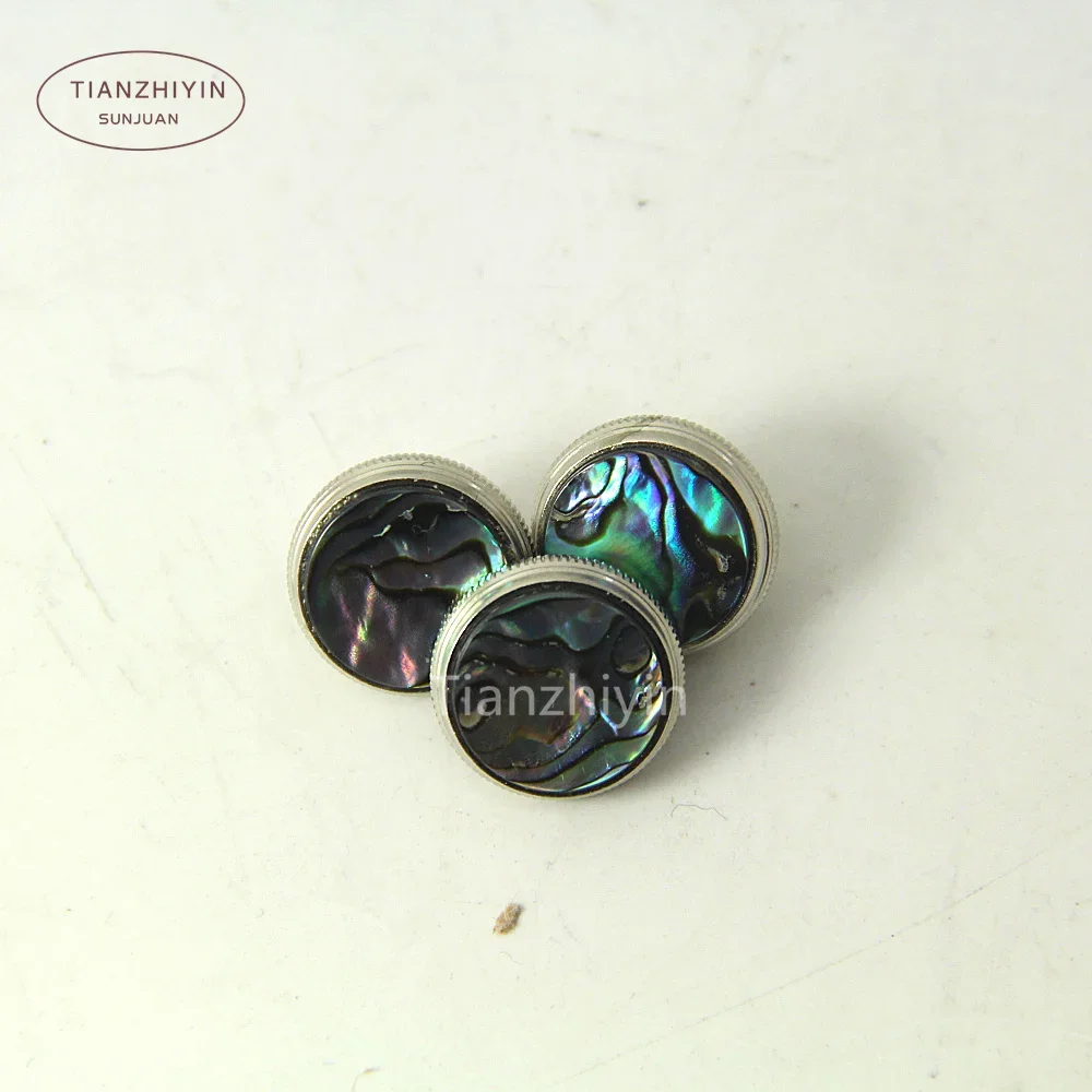 Abalone Trumpet Finger Buttons for Repairing Brass Instrument Parts Trompette Buckle