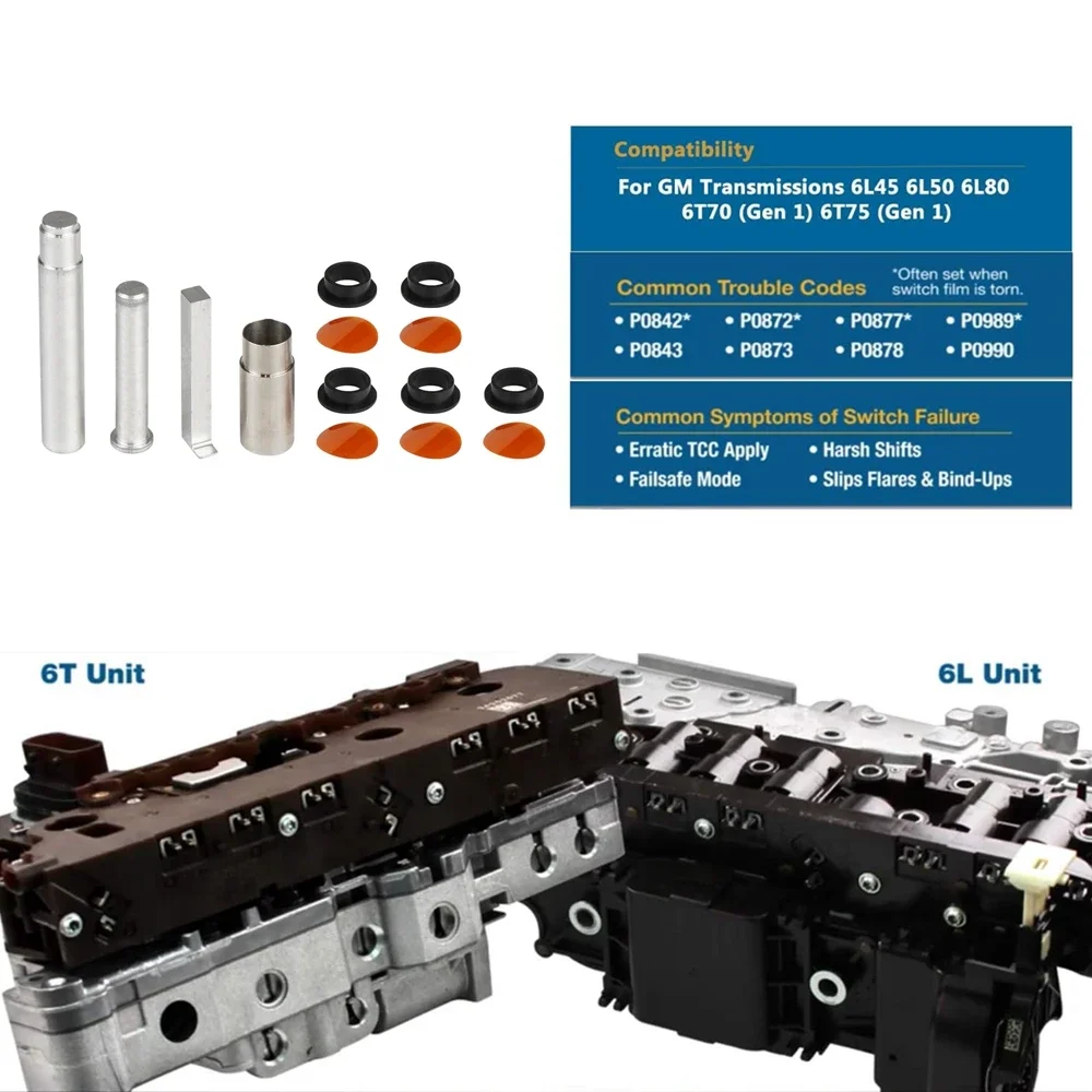 Pressure switch installation kit 124740-TL30 Pressure switch installation tool kit Works with F/124740-30K For GM Transmissions 6L90 6L80 6T70 6L50 6L45 (Gen 1)