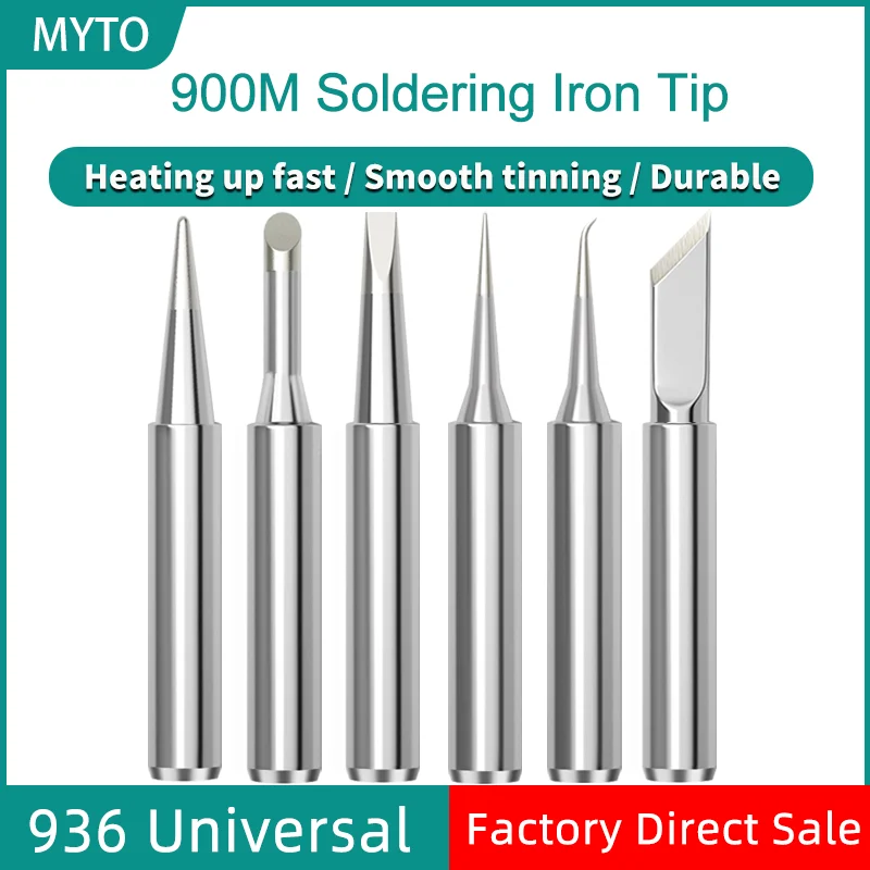 thumbnail image 2 of Soldering Tip 900M-T-SB Conical 0.2mm For Hakko 936 907 Milwaukee M12SI-0 Radio 2 of 13