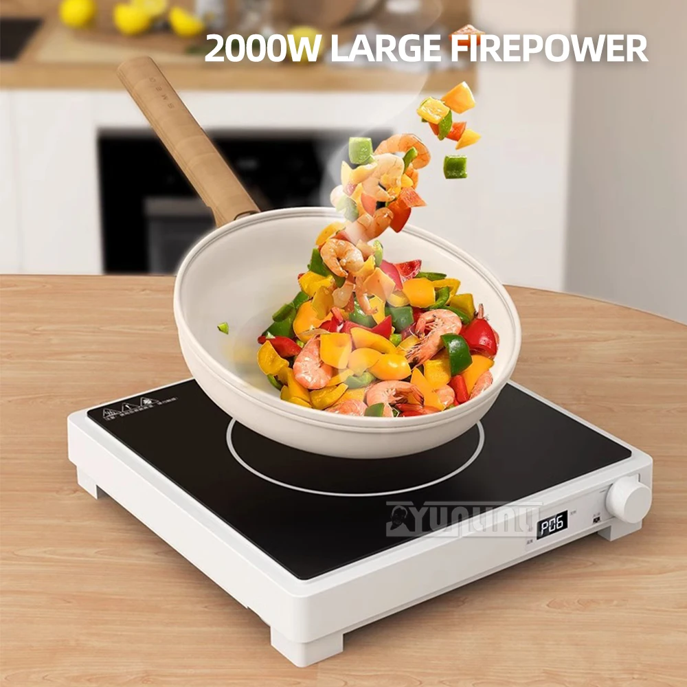 2000W Electric Ceramic Stove Portable Infrare Heating Furnace Multifunction Tea Boiling Stove 3