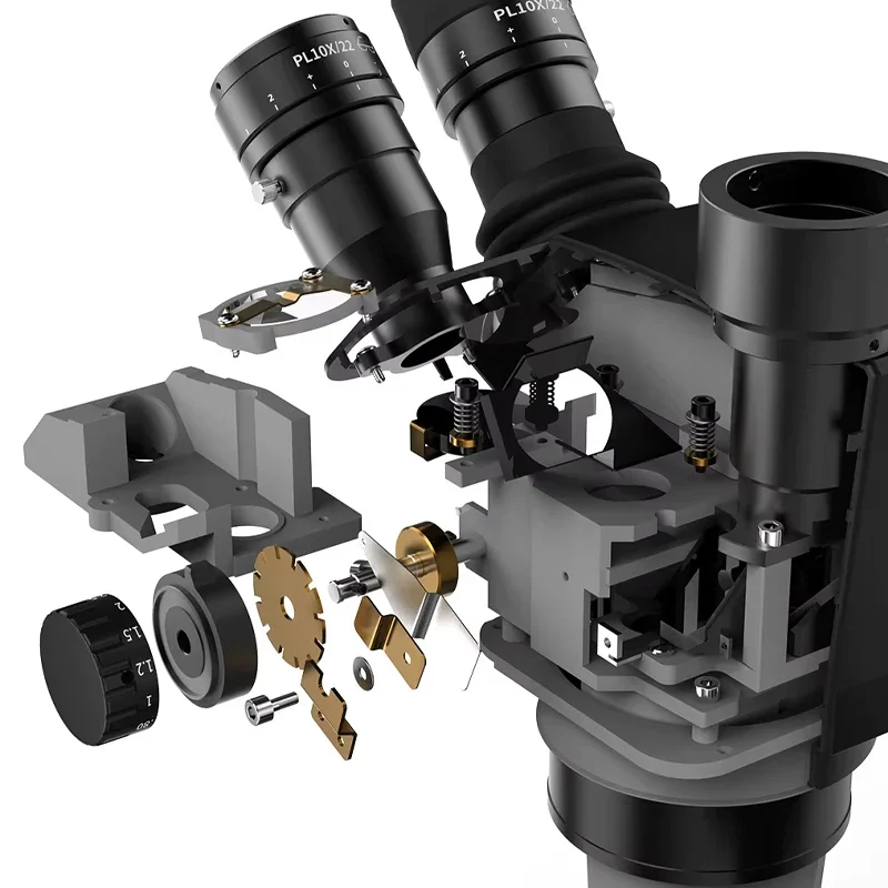 SOPTOP 9# Trinocular HD Microscope Multiplication 6.7-4.5X