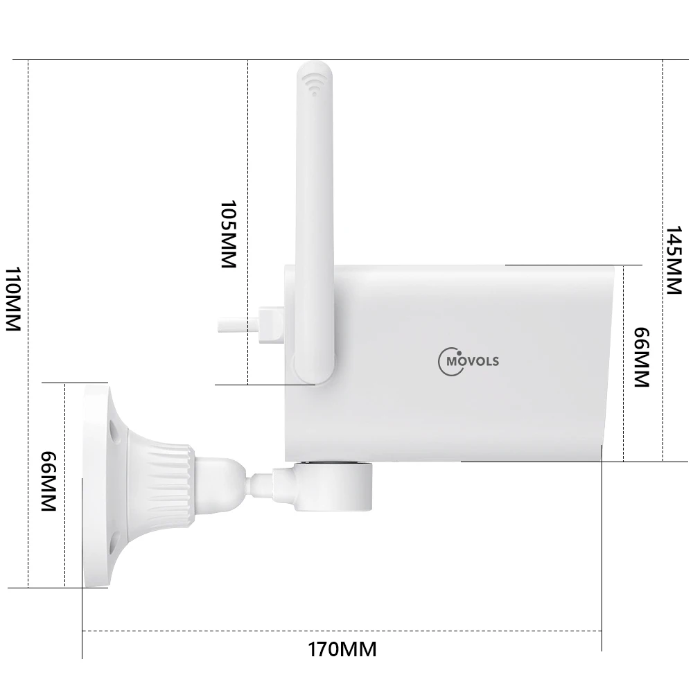 Movols  PTZ Ҹ ī޶, ڵ ΰ  IP   ī޶, ߿  ÷ ߰ ð, 2MP, 1080P