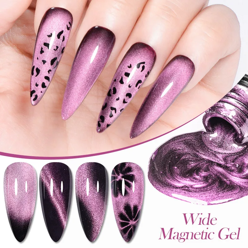 7ML Wide Gel Nail Polish Holographic Glitter Laser Semi