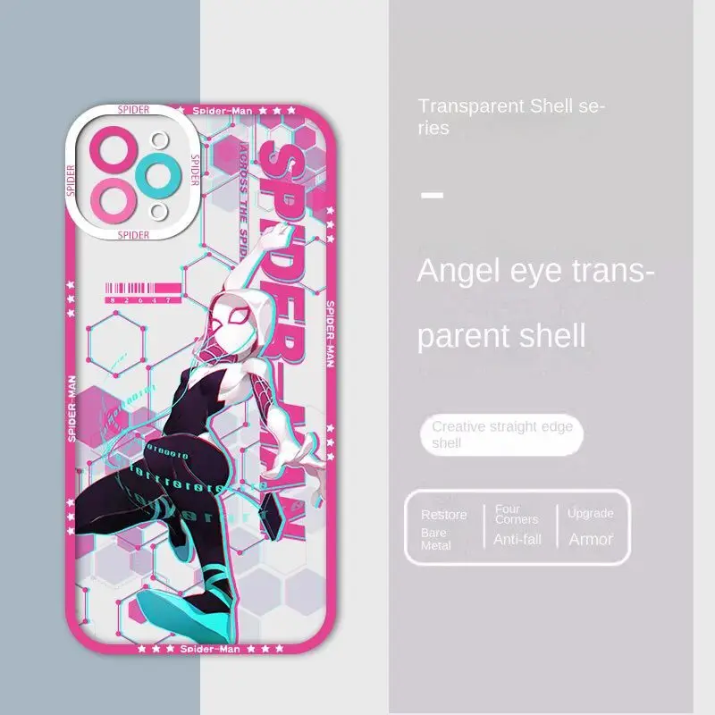 Marvel Cool Spider Man Eyes funda para OPPO Reno 10, 5G, 6, 8, 11, 12 Pro, 11F, 12F, 5, 6 Lite, 7, 4G, 8T, 7Z, 8Z, 5Z, 6Z, A58, A78, A79, A98, 5G