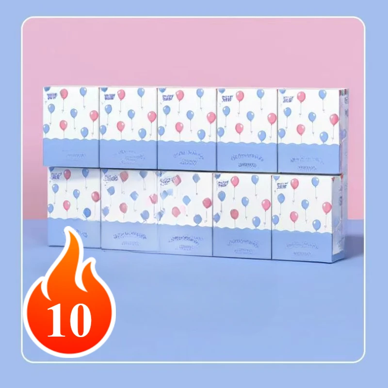 80/40/20/10Packs Native Wood Pulp Packets Paper Towels Handkerchief Paper Kleenex Napkins Toilet Drawing Portable