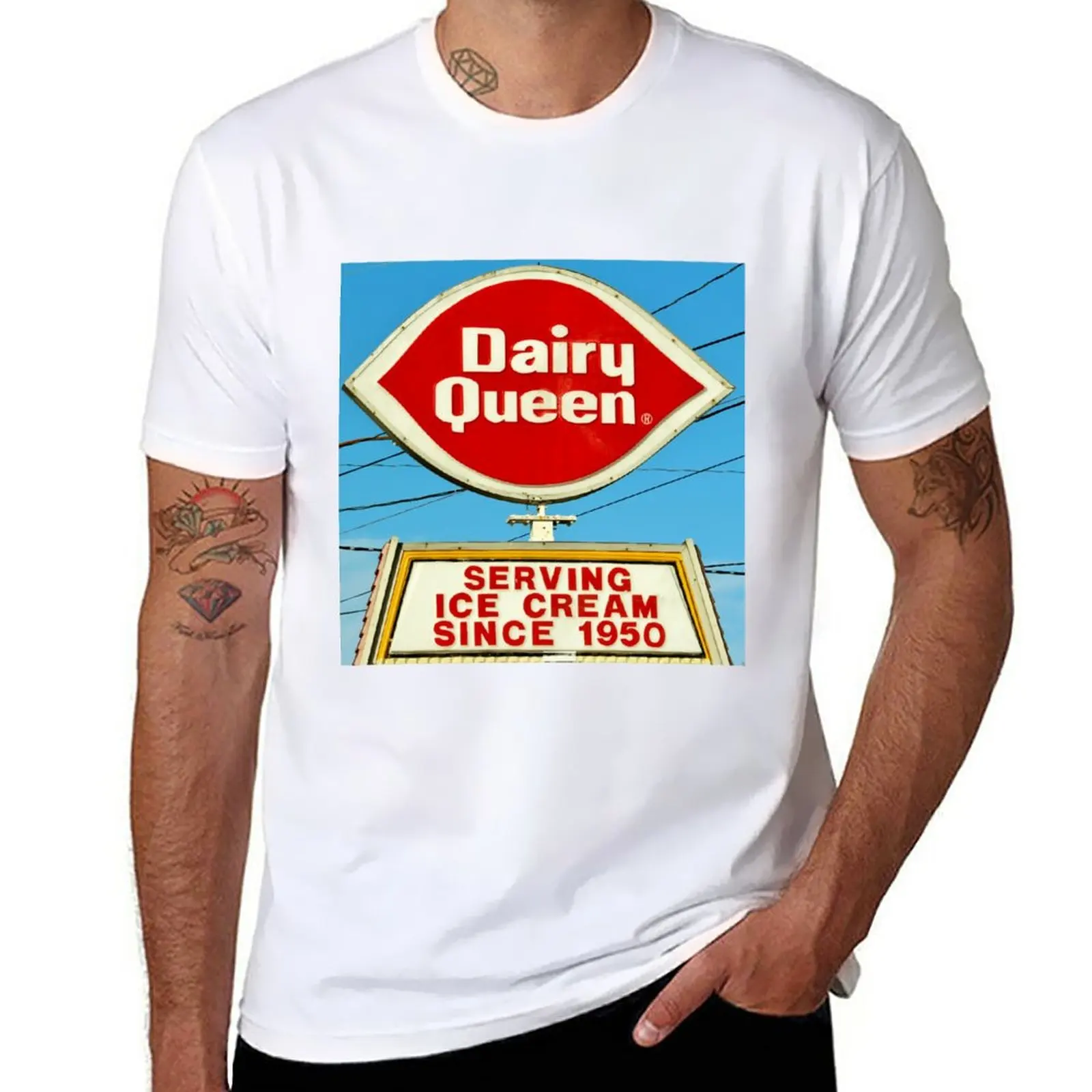 

New Diary Queen Sign T-Shirt quick drying shirt graphics t shirt new edition t shirt Anime t-shirt men t shirt