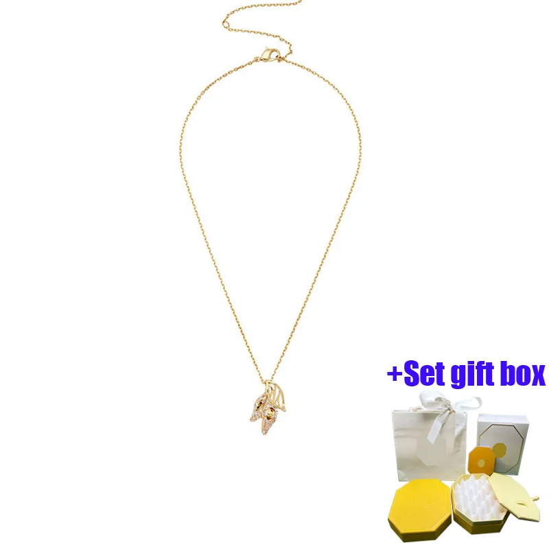 

Модная и очаровательная инкрустированная бриллиантами золотая цепочка на ключицу ювелирные изделия ожерелье Подходит для красивых женщин towear, бесплатная доставка