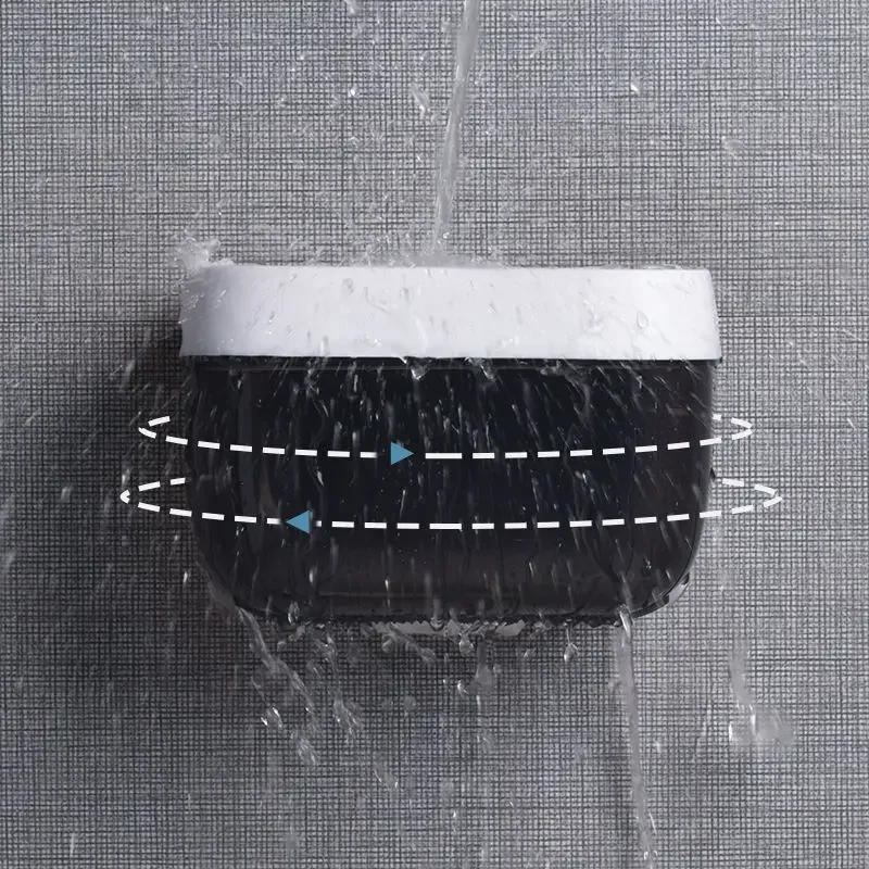 Toilet Paper Holder Wall-mounted Punch-free Waterproof Storage