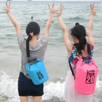 Waterproof PVC Dry Bag for Women Men 2L/5L/10L/15L/20L/30L Outdoor Sport Storage Bag for Kayaking, Boating, Fishing, Swimming 2