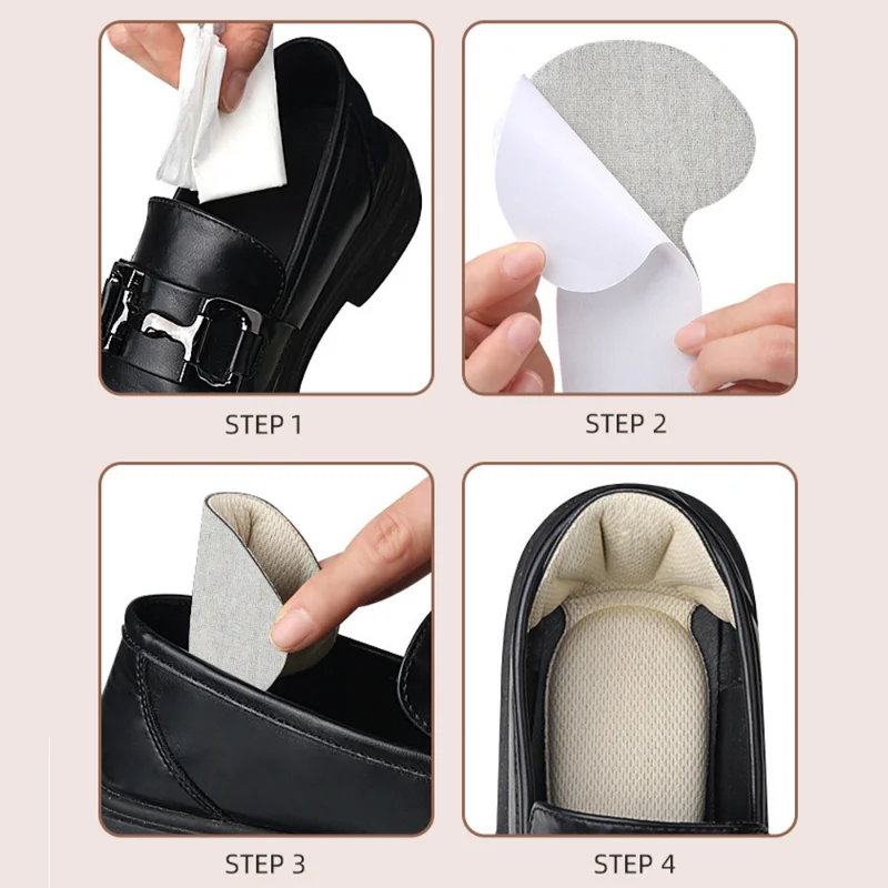 Heel Cushion Insole Heel Patch Insole Heel Insoles Heel Grips Heel Cushion Protector Heel Protector Pads Heel Protector Patches Heel Protector T-Shaped Heel Grips Cushions Inserts Loose Too Big Shoes Insert Heel Pads Snugs Filler Improve Shoe Comfort Prevent Slip