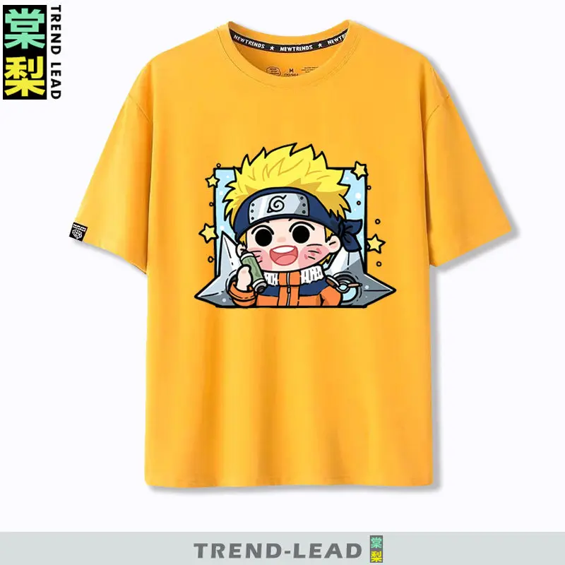 Kids' Trendy Naruto Cartoon Character Short Sleeve T-Shirt