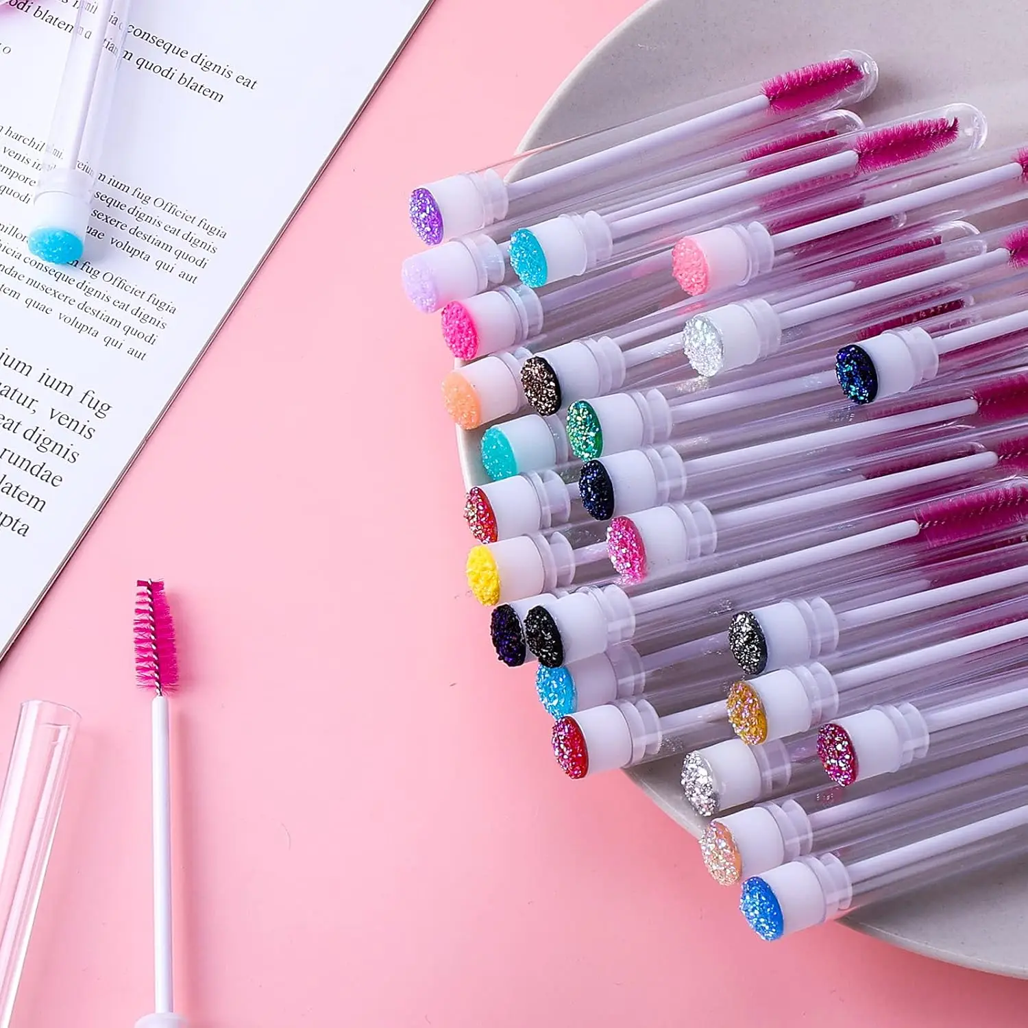 Purple Eyelash Wands