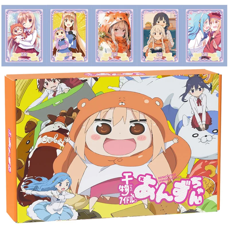 

Original Himouto! Umaru-chan Peripheral Collection Cards Booster Box Anime Doma Umaru Character Rare Limited Card Kids Gifts Toy