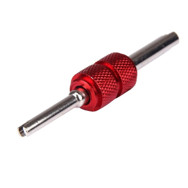 Dual-Headed Tire Valve Remover Tool for Cars & Bikes - Two Sizes