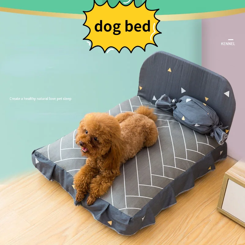 Dog Bed Mat for Small Dogs with Washable Cushion