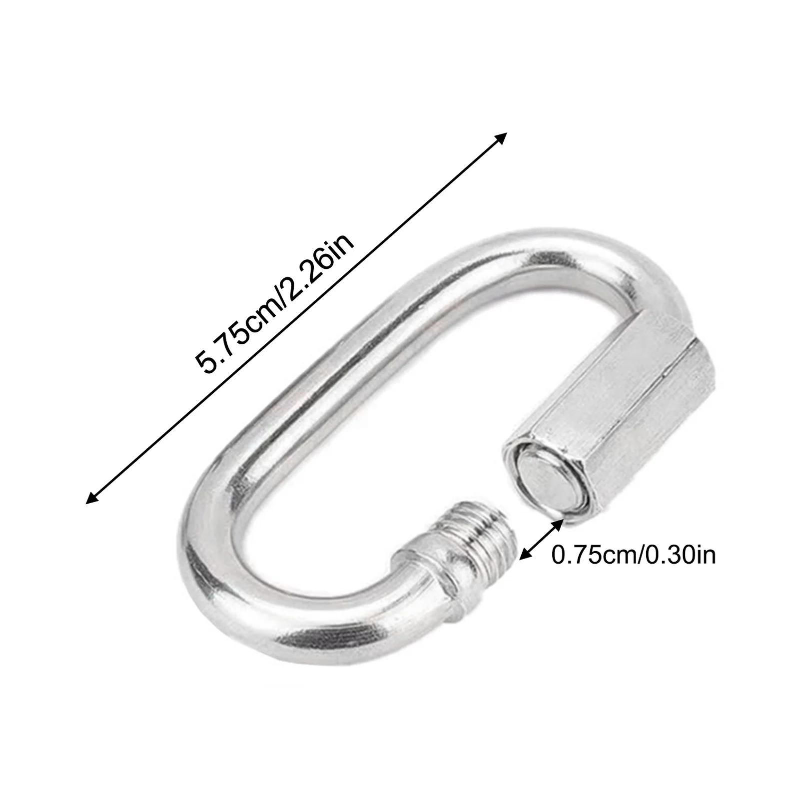 8PCS Carabiner Set Multipurpose For Key Camping Survival EDC Outdoor Keychain Clip Alloy Tactical Caribiner Hook Karabiners