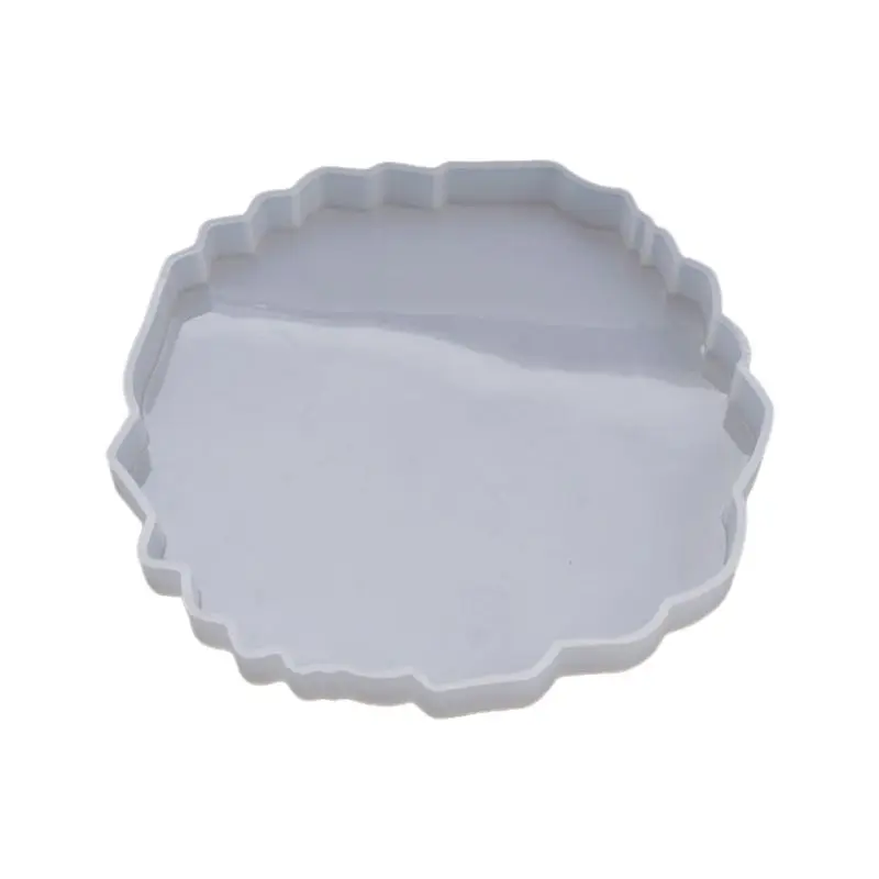 

Кристалл Агат Подставка Плесень Эпоксидная Плесень Декоративные DIY Искусство Ремесло Чашки Коврики Плесень