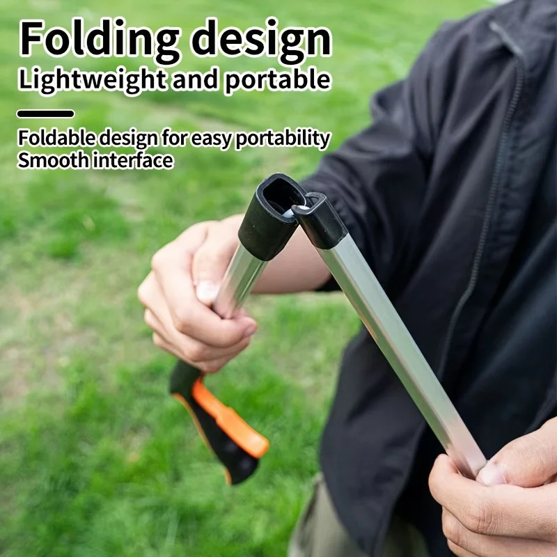 Garbage Picker Gripper 1pc Grabber Reacher Tool Garbage Clip Picking Extended Aluminum Alloy Pliers Sanitary Pickup Cleaning Supplies