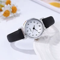 Fashion Small Dial Women's Watch Casual Leather Band Ladies Quartz Wristwatches 2