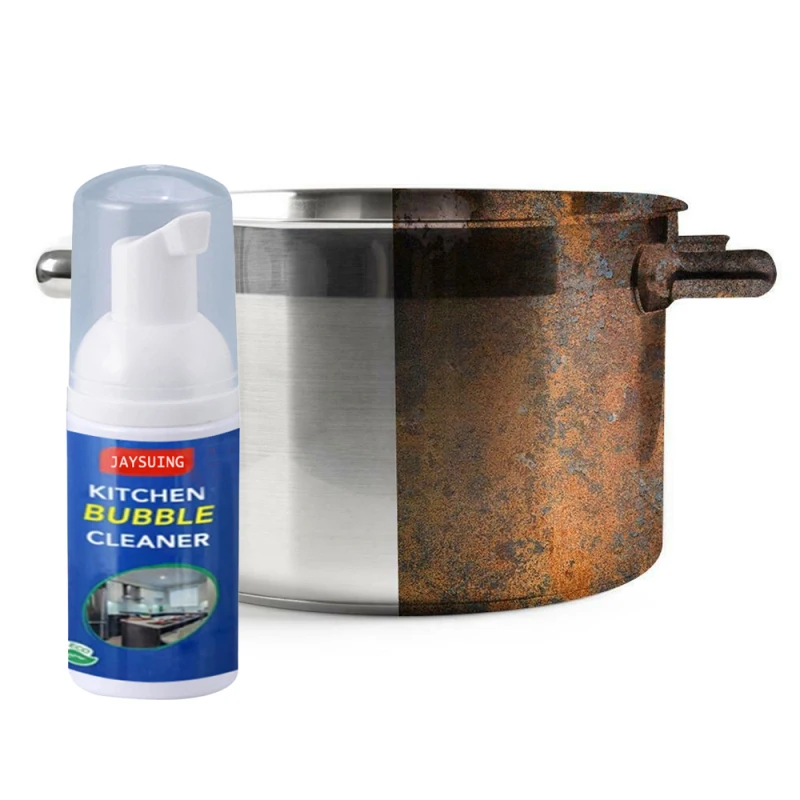 Cleaning Bubble Spray Kitchen Grease Cleaner Rust Remover Home Dirt Oil Descaling Detergent Bubble Foam 30ML