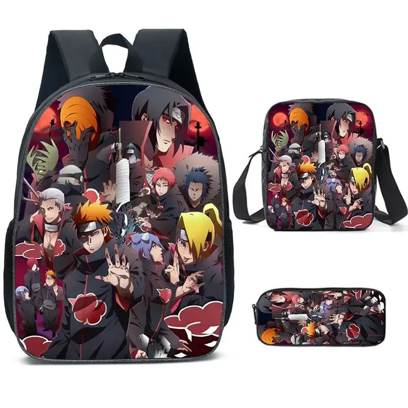 Vadobag Naruto SASUKE SAKURA Ninja Backpack For Kids - 3D Relief School & Nursery Bag, 32x26x11cm - View #11