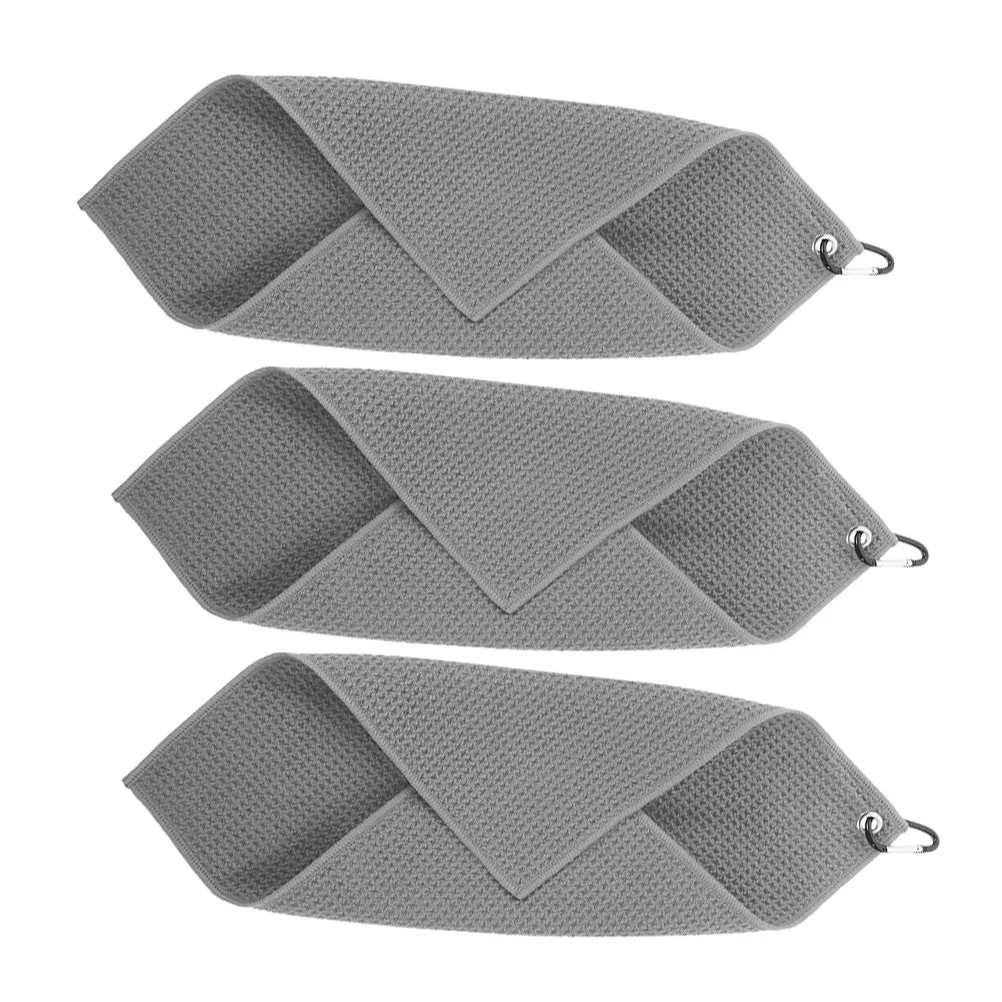 

3 Pcs Detergent Golf Towel Cleaner Fiber Multi-directional Golfs Ball Cleaners