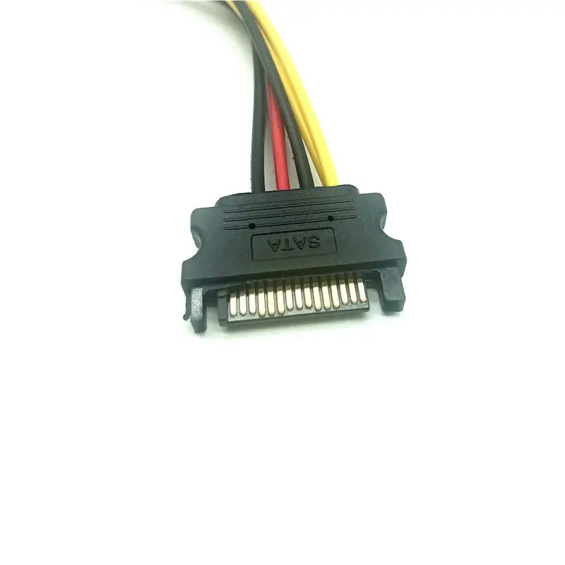 15 Pin Male SATA to 2 Female SATA Splitter Power Cable - 20cm Description Image.This Product Can Be Found With The Tag Names Computer Cables Connecting, Computer Peripherals, PC Hardware Cables Adapters, Sata