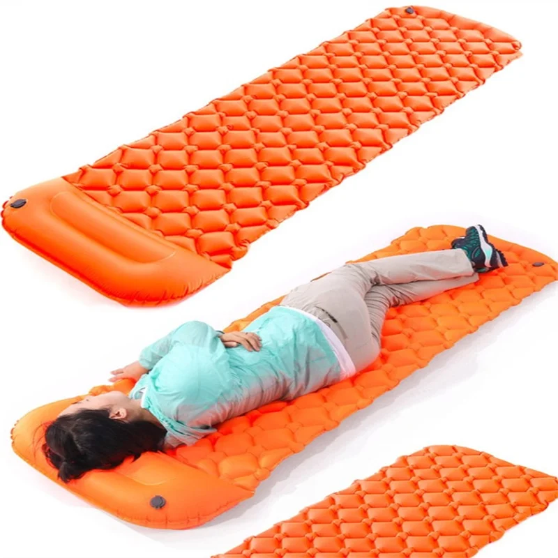 PortableUltralightCampingSleepingPadBackpackingAirBedInflatable