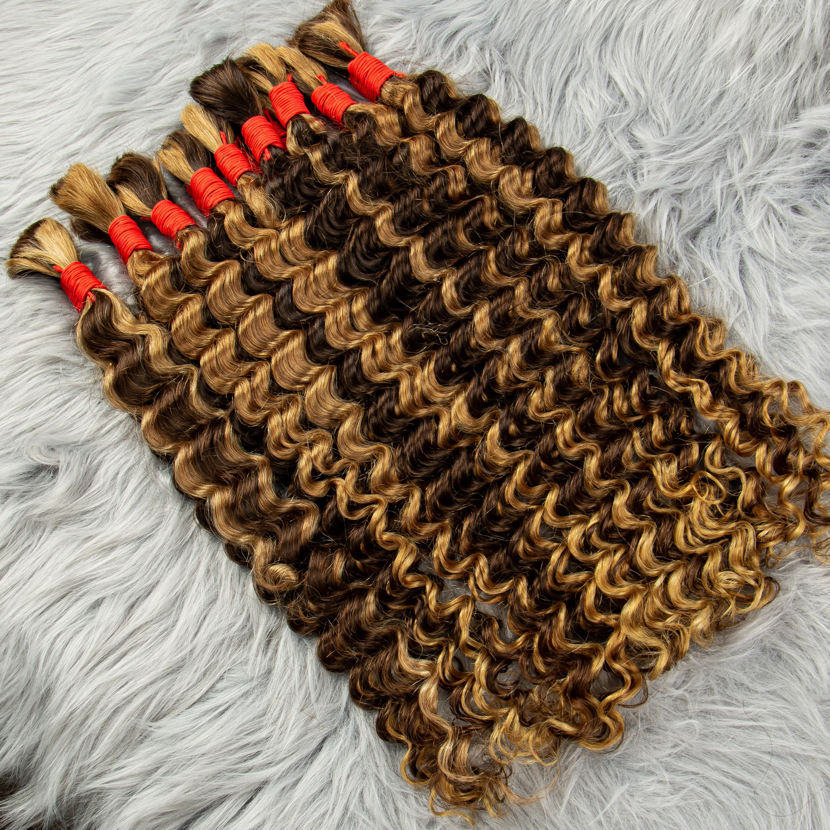 Human Braiding Hair for Boho Braids Malaika Color Deep Wave Virgin Hair