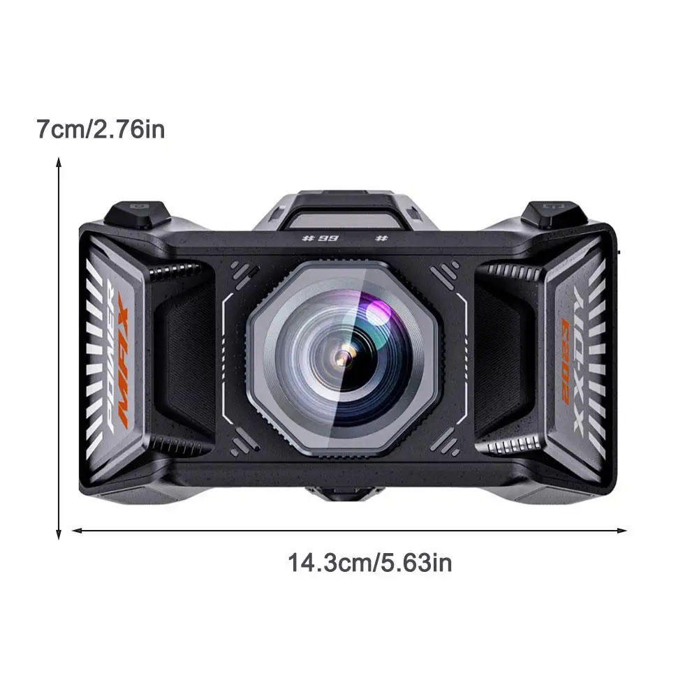 Micro SLR 4K HD Digital Camera 50x Digital Zoom Portable Full Color Monocular Telescopes Camcorder For Camping With LED