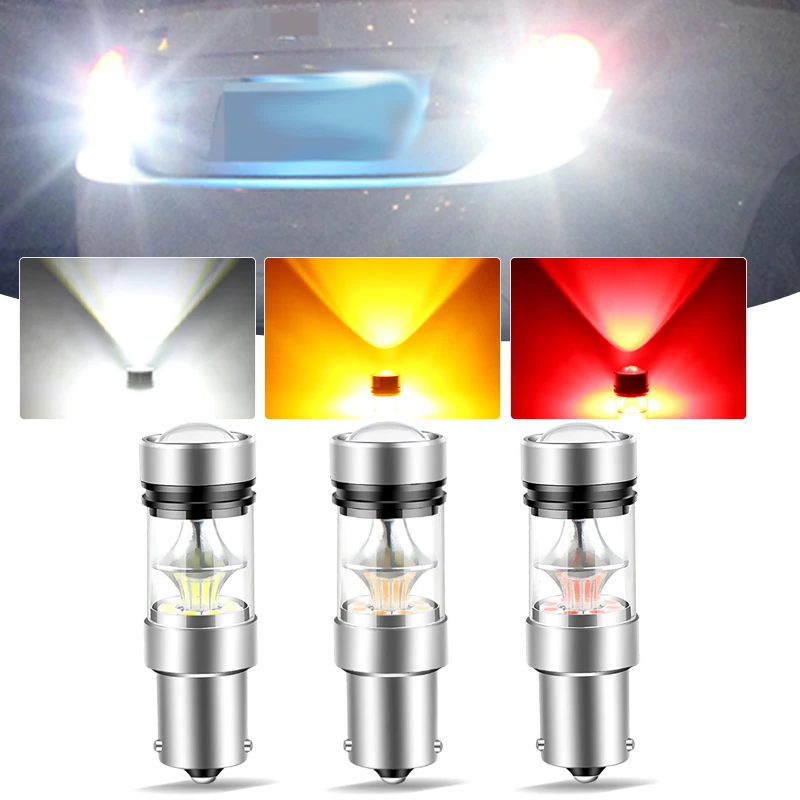 

2 шт. BA15S 1156 T20 7443 W21/5W P21/5W BAY15D 1157 BAZ15D 3157 P27/7W светодиодсветодиодный фонари заднего хода, стоп-сигналы светодиодный Светодиодные Автомобильные фонари 12 В